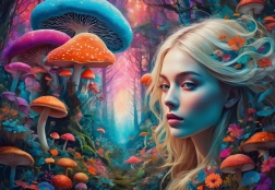 Szivárványerdő puzzle 1000 darabbal