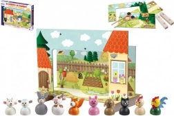 Detoa mágneses színház állatokkal