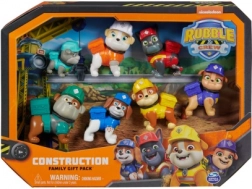 PAW Patrol figurák – Rubble és a csapat – ajándékszett, 7 db
