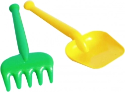 Műanyag kerti szett gyerekeknek – kis lapát és gereblye