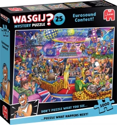 Puzzle Wasgij Mystery 25: Eurosound-verseny 1000 darab