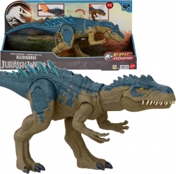 Interaktív dinoszaurusz figura Allosaurus JURASSIC WORLD Epic Evolution 43 cm hanggal