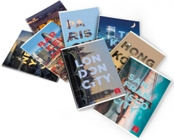 Iskolai füzet A4 Világvárosok