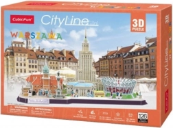3D puzzle CityLine panoráma Varsó 159 darab