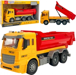 woopie billenőplatós teherautó 1:12 fényekkel és hangokkal