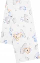 nyomott mintás New Baby kék koala flanel pelenka