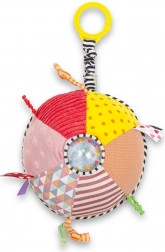 Interaktív plüss oktatójáték babakocsira BABY MIX csörgővel