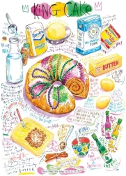 Magnolia királyi torta puzzle 1000 darab