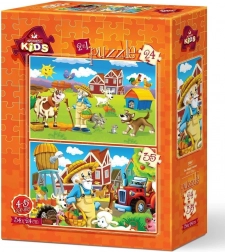 Puzzle Boldog gazda 24 + 35 darab