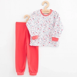 New Baby Flowers pamut gyermek pizsama