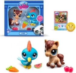 Littlest Pet Shop – 2 figurás készlet kiegészítőkkel, 1. széria
