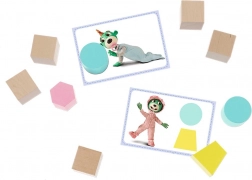 Fa párosító kockák O! Klocki BABY – BOBAŚKI ÉS MACI a Trefltől