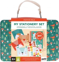 kreatív bőrönd levélkészlet állatokkal petit collage