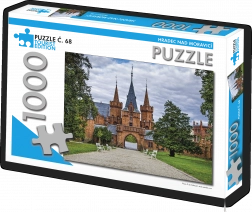 Puzzle Hradec nad Moravicí 1000 darabból