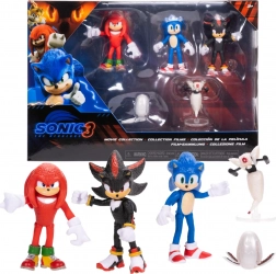 SONIC THE HEDGEHOG 3 figurakészlet – 5 darabos gyűjtői szett