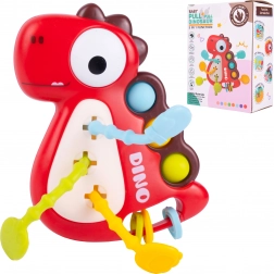 Húzogatós dinoszaurusz rágóka hanggal