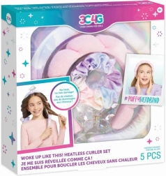 hő nélküli hullámosító szett fejpánttal és csatokkal