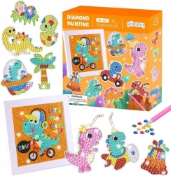 Gyémántfestő készlet Dinoszauruszok