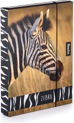 A4 Jumbo füzetdoboz Zebra mintával