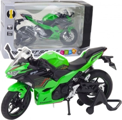 Fém sportmotor zöld 1:12