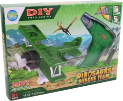 Repülőgép csavarozható fúróval és lendkerékkel