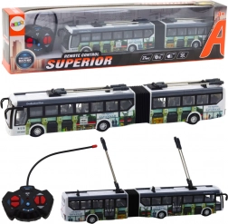 Távirányítós városi trolibusz LED fényekkel