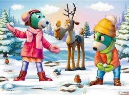 Puzzle TREFLIKCI Karácsonyi idő 30 darab