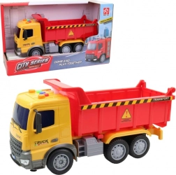 Tekerős teherautó fénnyel és hanggal