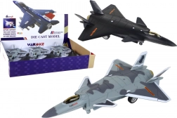 Dörzshajtásos repülőgép modell fekete és szürke színben