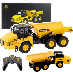 Rc huina 1:16 billenő teherautó sárga