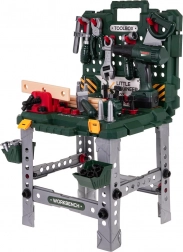 Gyerek szerszámkészlet 2 az 1-ben kiegészítőkkel