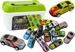 Autókészlet bőröndben 30 db