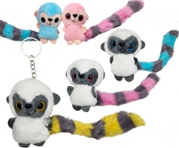 Plüss mosómedve kulcstartó 18 cm