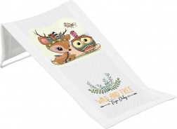 Textil fürdetőfekvő kisbabáknak Wild & Free őzike fehér