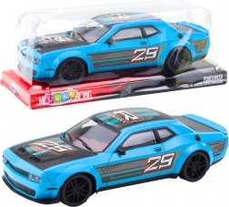 Sportautó hátsókerék-meghajtással kék