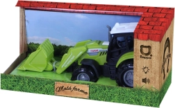 Gyerek traktor első kanállal, hangokkal és fénnyel