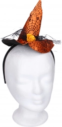 Karneváli fejpánt boszorkány díszítéssel