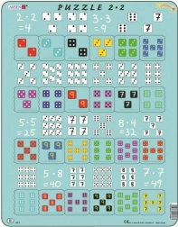 Larsen Tudományos puzzle Szorzás kockákkal