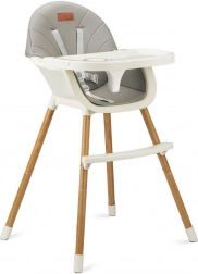 Multifunkciós etetőszék MoMi REKI, szürke