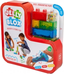 Jelly Blox kreatív készlet puha építőkockák