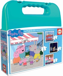 Peppa malacos kirakó bőröndben 4 az 1-ben