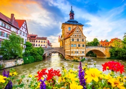 Bamberg óvárosa, Németország puzzle, 1000 darab