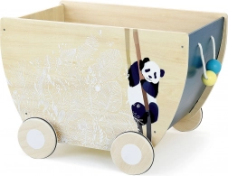 Vilac Canopée fa kocsi gumikerekkel