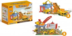 Építőipari játékgarázs