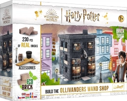 BRICK TRICK HARRY POTTER építőkészlet – Ollivander varázspálcaüzlete téglákból, 230 darab