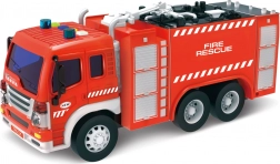 Tűzoltóautó fecskendővel és effektekkel