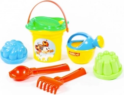 homokozó szett állatkás, 7 darab