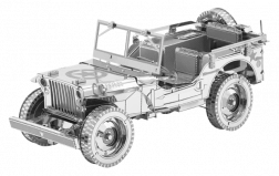 METAL EARTH 3D puzzle Jeep Willys MB Overland (ICONX)