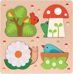 Petit Collage illesztős puzzle - Ez az otthonom