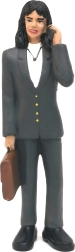 Üzletasszony figura 13,2 cm - 1 db